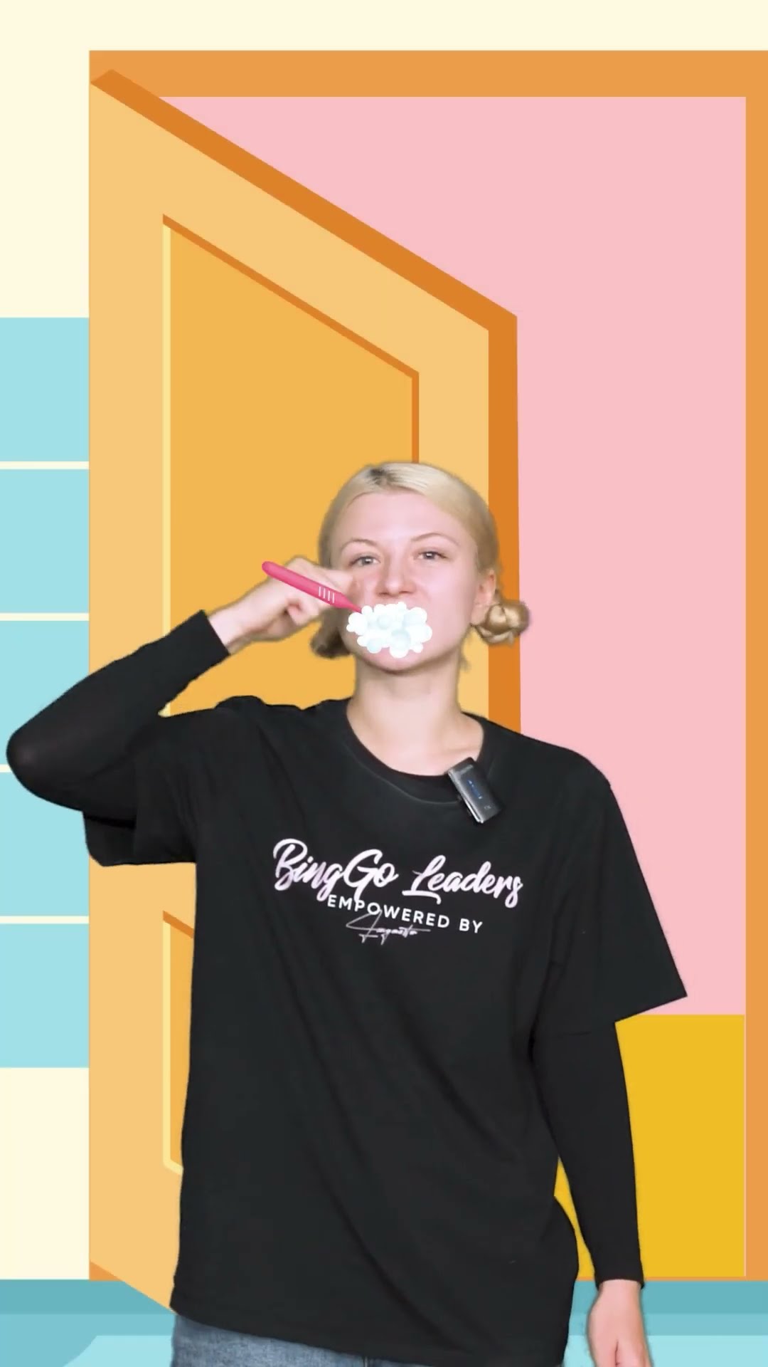 Bé học tiếng Anh qua hoạt hình không nên nhìn trộm người khác  #binggoleaders #funny #tienganhtreem