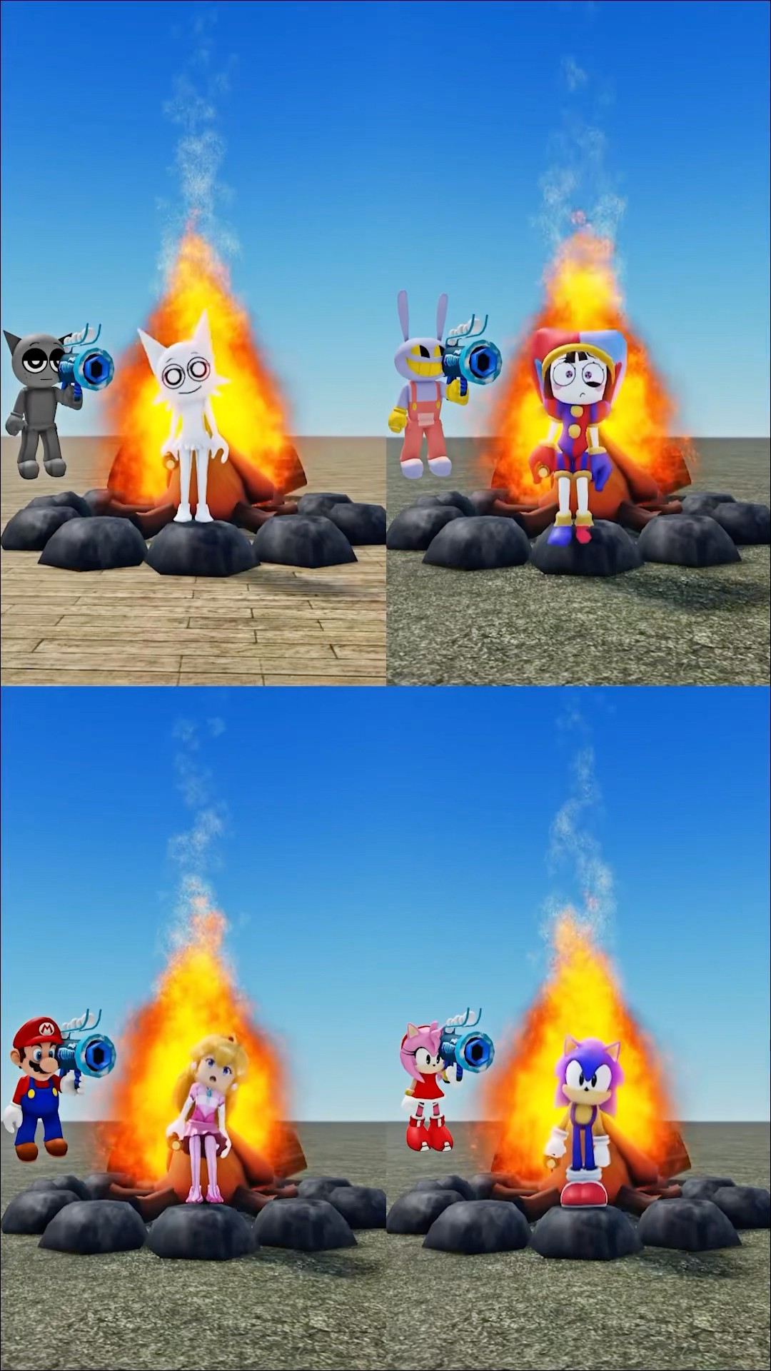 Don't Play with Fire #sprunki #incredibox #digitalcircus #sonic #mario #pomni #roblox #memes