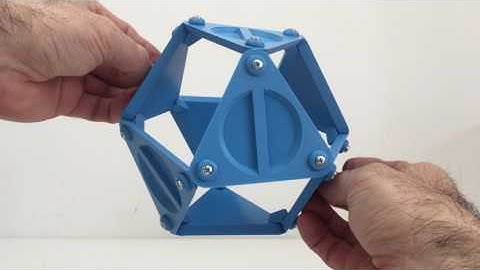 3D printed BuckyFuller JitterBug