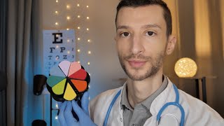 ASMR Cranial Nerve Exam (colors, vision, tuning fork, hearing, smell, face tests)  Whispered