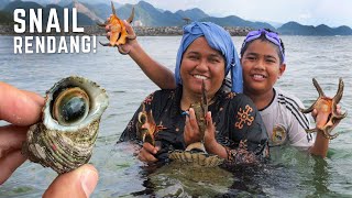 Sea Snail Rendang is WILD! Catch & Cook in Indonesia 🇮🇩