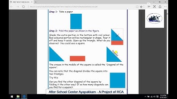 Rotary Club of Ambattur Class 3 Mathematics Geometry Basic Shapes