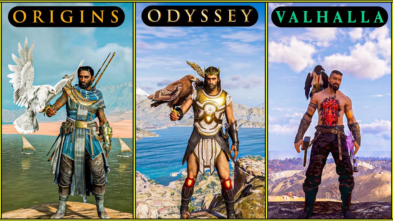 UI Comparison: Assassin's Creed Origins vs. Odyssey — Rambling About Games