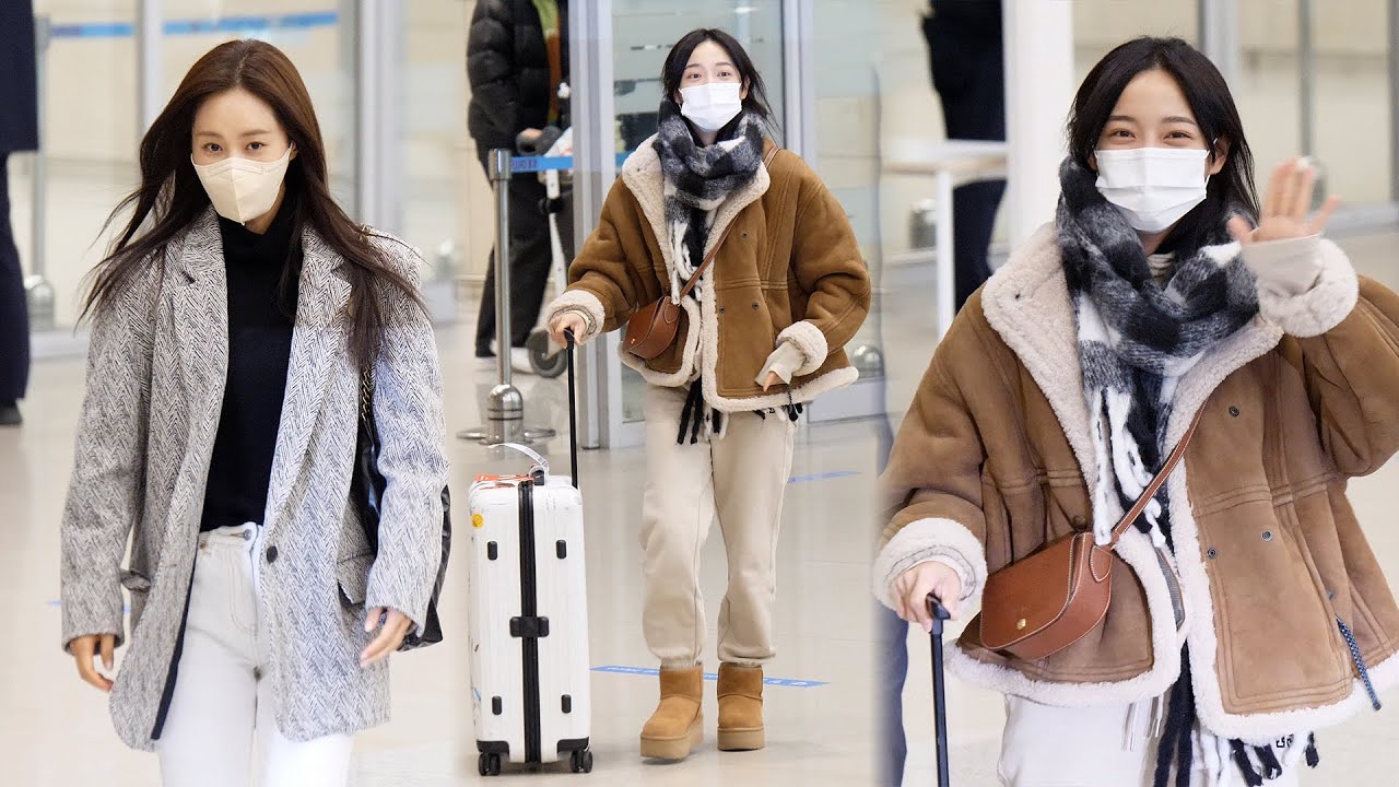소녀시대 권유리 (SNSD YURI) & 김세정 (KIM SEJEONG) 입국 직캠 @ 인천공항｜221214