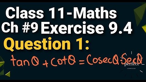 Exercise 9.4 class 11 maths Question 1 Chapter 9 in Urdu and Hindi || 9.4 exercise inter part 1