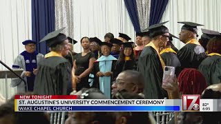 St. Augustine's University holds commencement exercises