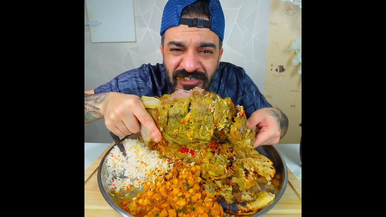 اكل طعام هندي من مطعم راقي موكبانغ Indian Food Mukbang Eating Show#اكلات #لذيذ #مطاعم #indianfood 