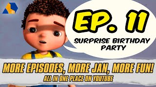 Jan Remastered || Surprise Birthday Party ||  Urdu Cartoon || S01 E11