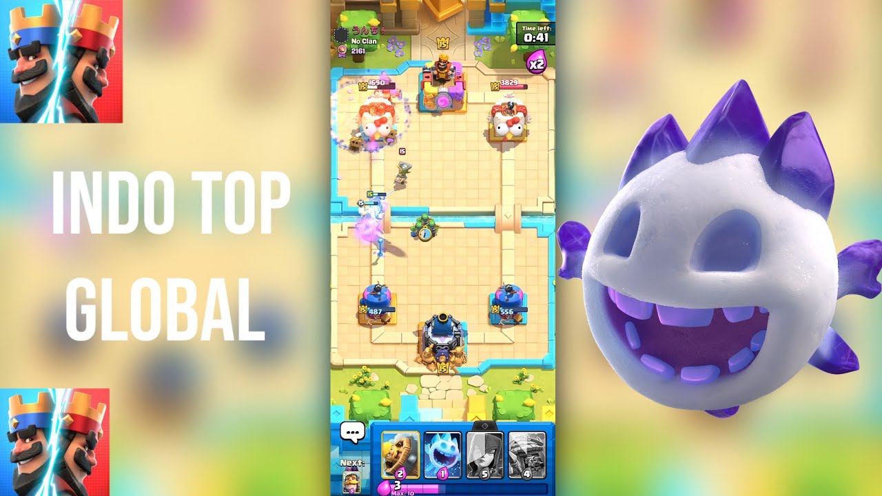 VOLTEI AO TOP GLOBAL COM SPLASH YARD - CLASH ROYALE