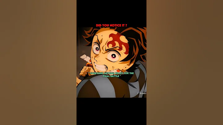 Did you notice Shinobu ? 🦋👘 #demonslayer #tanjiro #hashira