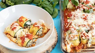 Zucchini Rolls with Spinach & Feta: Low Carb Family Meals