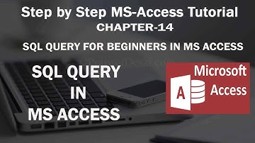 sql query in ms access | create table, select, insert, update, delete using sql query in ms access