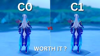 C1 Neuvillette Worth It ?? || C0 Vs C1 || [Genshin Impact]