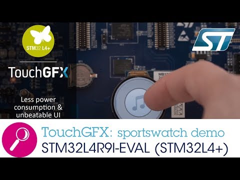 TouchGFX: Sportswatch demo