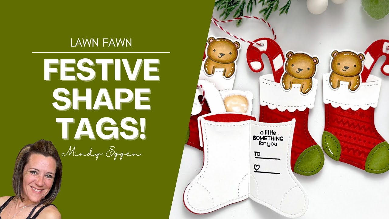 Превратите свои штампы в праздничные бирки!