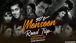 90s Monsoon Road Trip Mashup | Rakesh Official| 90s Hits Hindi Songs | 90s Love Songs | Best Of 90s🥰 Thumb