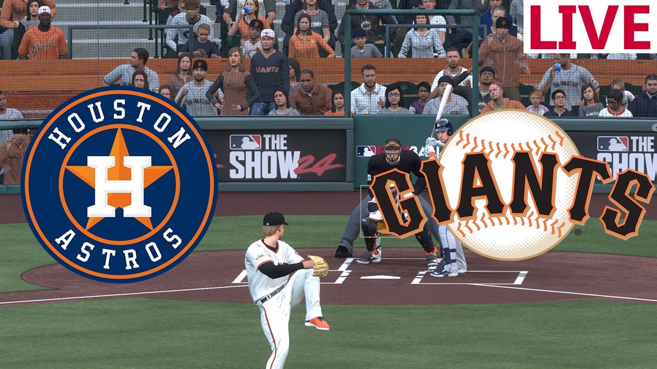 HOUSTON ASTROS Vs SAN FRANCISCO GIANTS YouTube