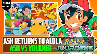 VOLKNER RETURNS! Ash vs Volkner HYPER CLASS! - Alola Desert RACE! Pokemon Journeys Episode 76 \& 77