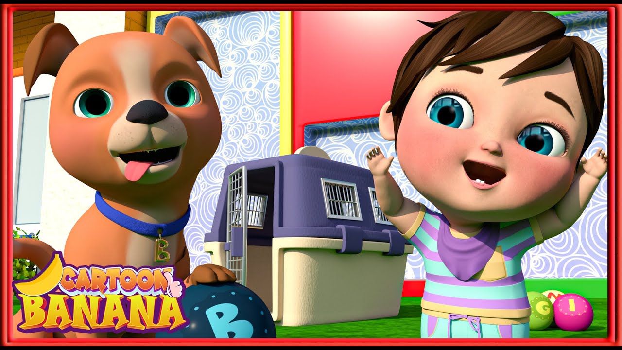 Bingo's Going To The Vet Lullabies for children Banana Cartoon Sing