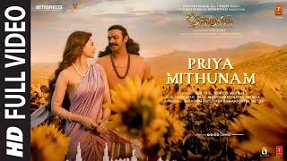 Full Video: Priya Mithunam Song | Adipurush | Prabhas | Ajay Atul, Manoj M,Ramajogayya S | Om Raut