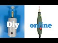 Making a Rotatory grinding tool at home with 555 DC motor| homemade power tool | DIYvolt |
