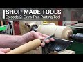 Woodturning - Make an extra thin parting tool [it's basically FREE]