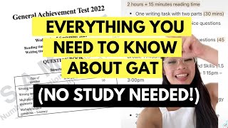 Everything you need to know about the new GAT in 2022 (NO STUDY NEEDED)