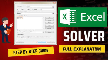 Excel Solver: A Step-by-Step Guide to Solve Complex Problems