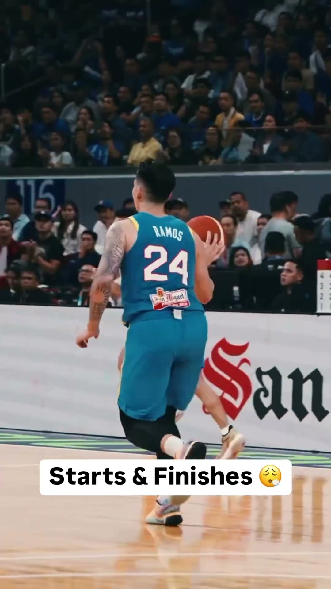 Sotto starts with a block and ends with a slam ? ??