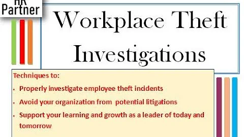 Workplace Theft Investigations