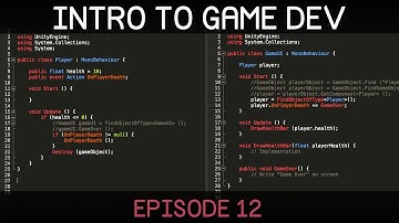 Introduction to Game Development (E12: script communication)