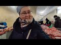 Едем на рынок покупать продукты на Рождество