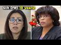 Judge Boyd SHOCKS Mother Back in Court for 4th DWI - Now Facing 10 Years Behind Bars!