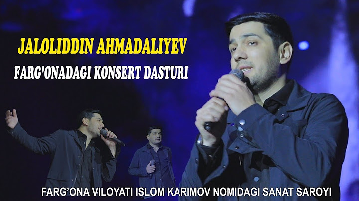 Jaloliddin Ahmadaliyev - Farg'onadagi konsert dasturi 2025