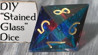 Making "Stained Glass" Dice | My Best Set Of Dice Ever