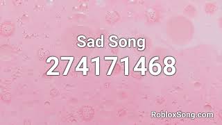 roblox music code for sad