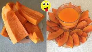 Как сварить тыквенный сок и запечь тыкву/ Pumpkin