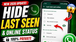 How to Hide WhatsApp Last Seen & Online Status (2026 Update) | Stop People Tracking You on WhatsApp  screenshot 5