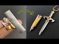 Make a hidden knife pendant  hand crafted knife