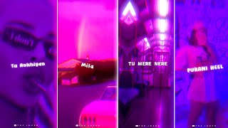 ✨Tu Ankhiyan Mila Ke Full Screen Aesthetic Status💌||New Trending Capcut Space Editing || Lofi Remix
