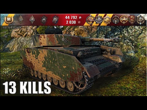 Pz.Kpfw. IV Ausf. H wot как играть 13 фрагов 🌟 World of Tanks лучший бой на ст Германии 5 уровень