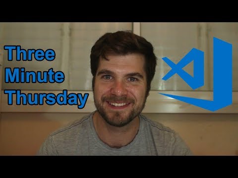 Three Minute Thursday | My Visual Studio Code Settings