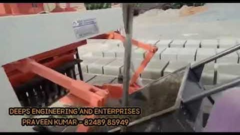 HEAVY DUTY HYDRAULIC SOLID AND HOLLOW BLOCK MAKING MACHINE WITH TRIPLE VIBRATOR……
