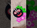simple jagannath rangoli design#rangoli#new#trending#shorts#ytshorts#kolam#muggulu#art