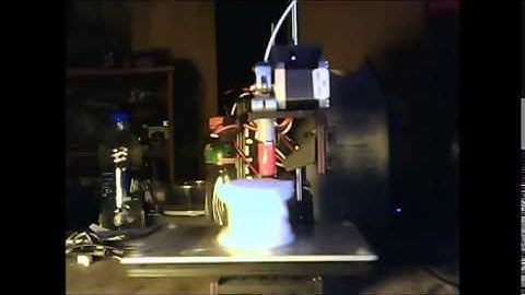 Printrbot Simple 2014 3D Printer_Print Video_Zombie Hunter Head
