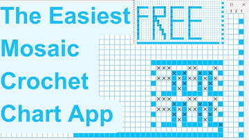 Make mosaic crochet charts using this new free app!