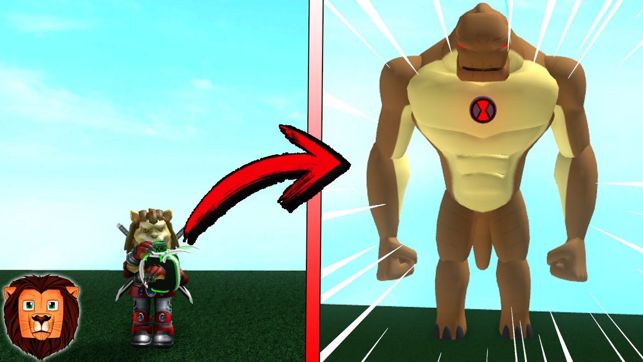 El Alien Dinosaurio Gigante En Roblox Dinosaurio Omnitrix Ben 10 Roblox Leon Picaron - planeta alien roblox