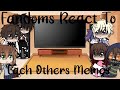 Fandoms React To Each Other's Memes||Repost||Credits In Description||