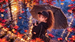 Relaxing Instrumental Pop Music 🌧️ | Rainy Evening in Japan | Girl Camera World screenshot 4
