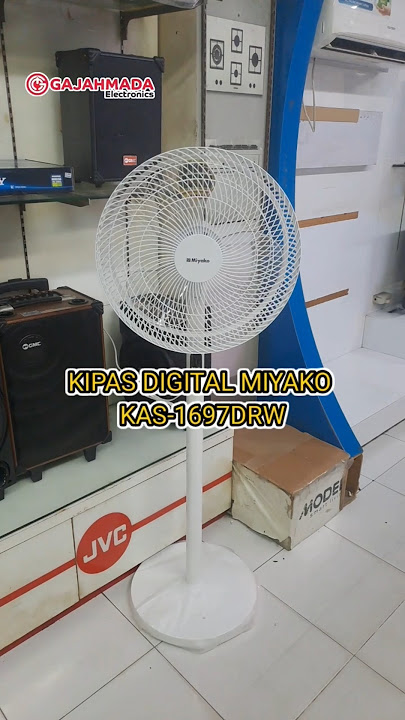 Kipas Miyako KAS-1697DRW — Hembusan Super Kuat & Hemat Listrik Hanya 45W 💨💡 #Miyako #KipasAngin